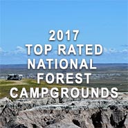 top national forest campgrounds 2017