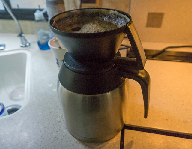 pour over coffee thermos