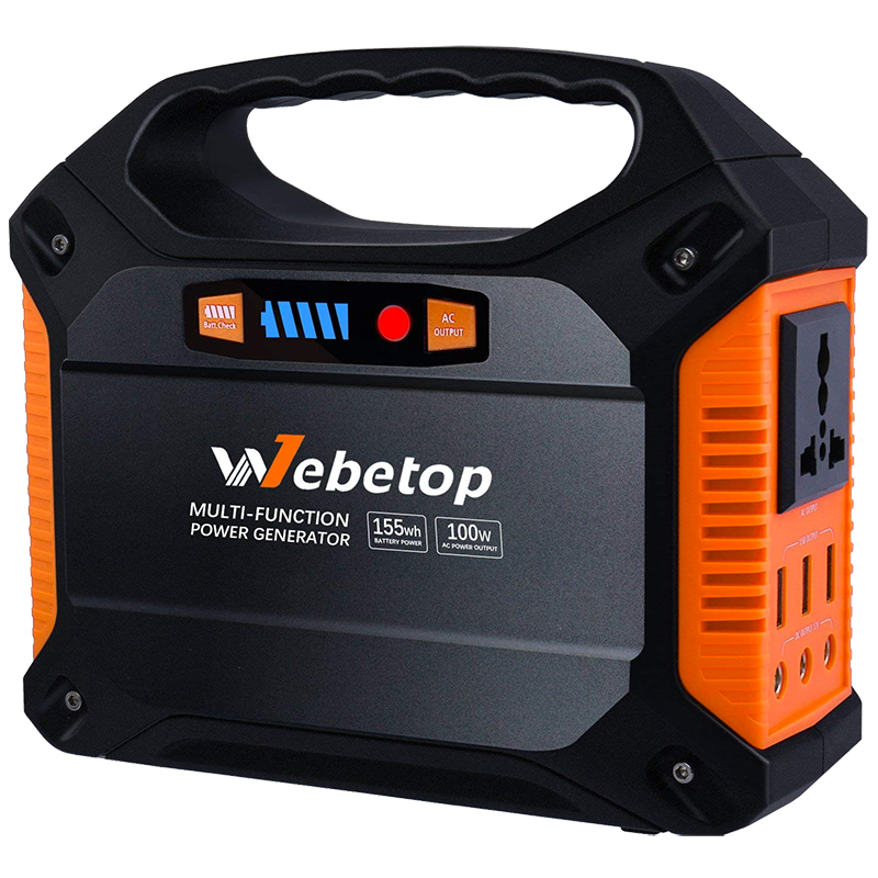 Webetop 155Wh 42000mAh Portable Power Rechargeable Inverter Battery Generator
