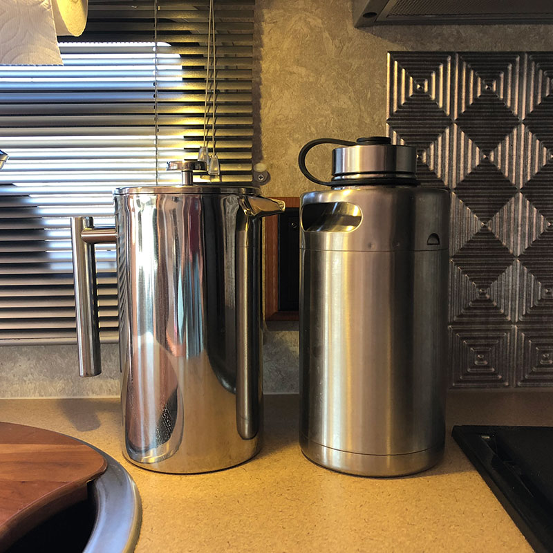 64 oz Double Walled Vacuum Insulated Stainless Steel Thermos