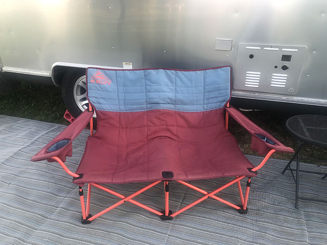 camp chair love seat