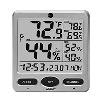 Ambient Weather WS-08 Wireless Indoor/Outdoor 8-Channel Thermo-Hygrometer