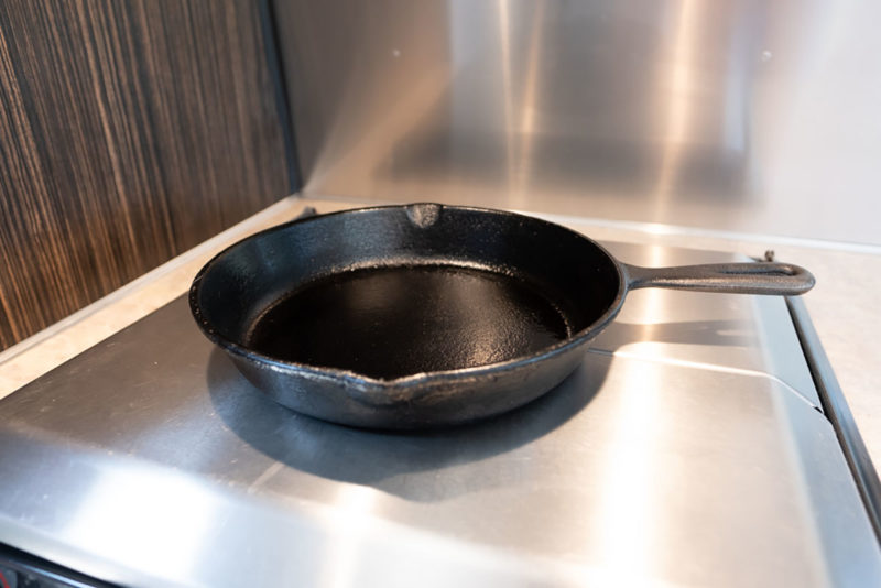 cast iron skillet for camping