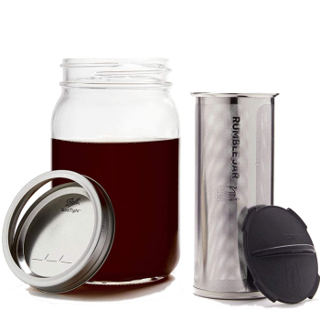 Rumble Jar - Next-Gen Cold Brew Coffee Maker for 32oz Mason Jars