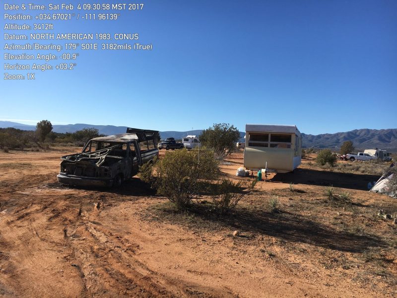 trashed national forest campground