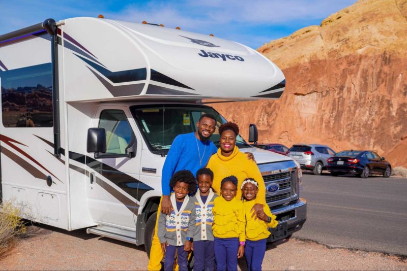 Family Renting an RV