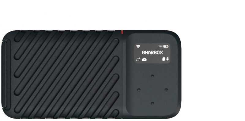 GNARBOX 2.0 SSD (256GB) - Rugged Backup Device for Your Camera