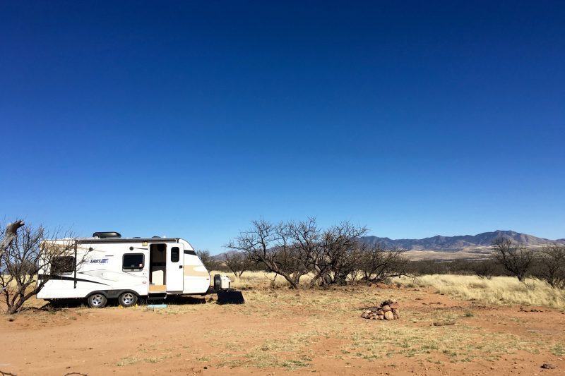 RV Camping in Las Cienegas National Conservation Area