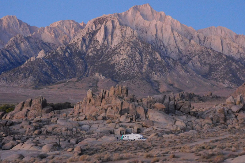 camping in the alabama hills