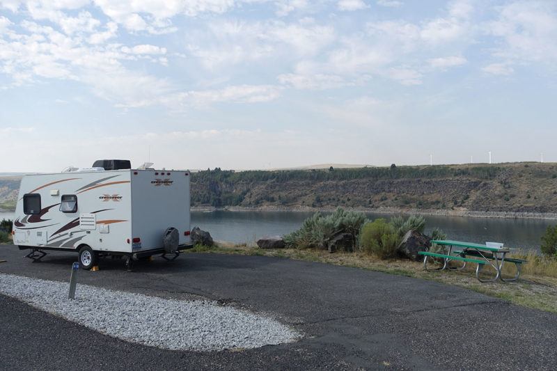 rv by the water in idaho