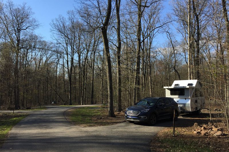 RV camping in PA State Park