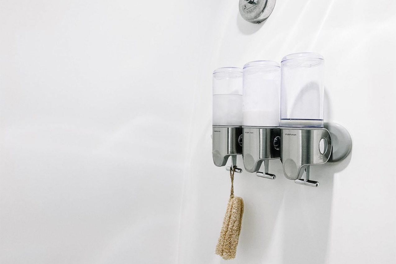 Shower soap dispenser