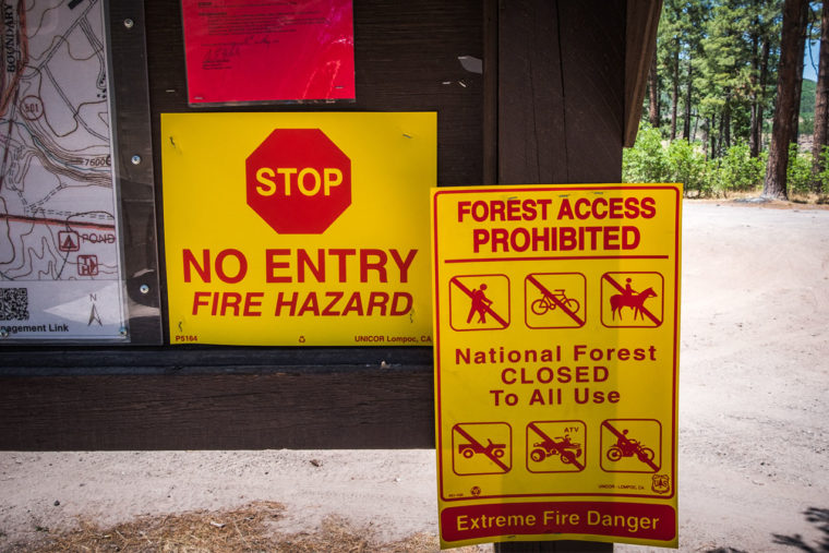 All National Forests in California Are Closed Until September 17