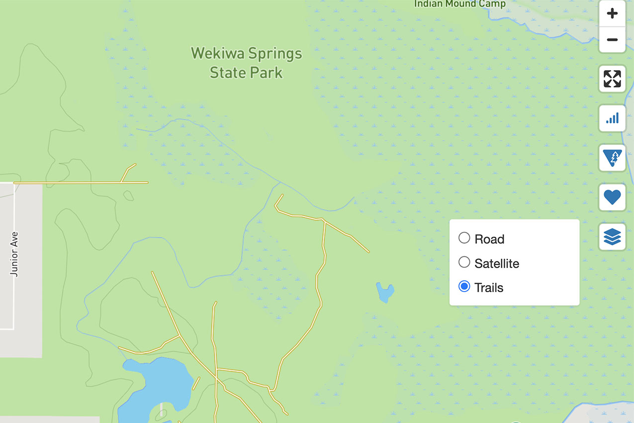 Campendium trail map sample