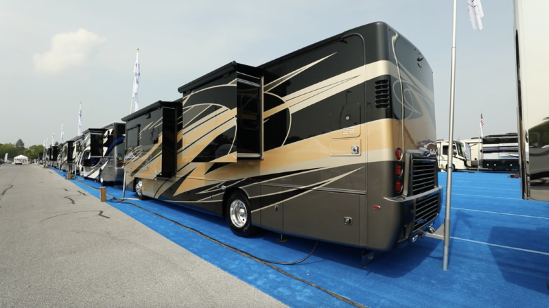 Motorhomes featured at the Hershey RV Show