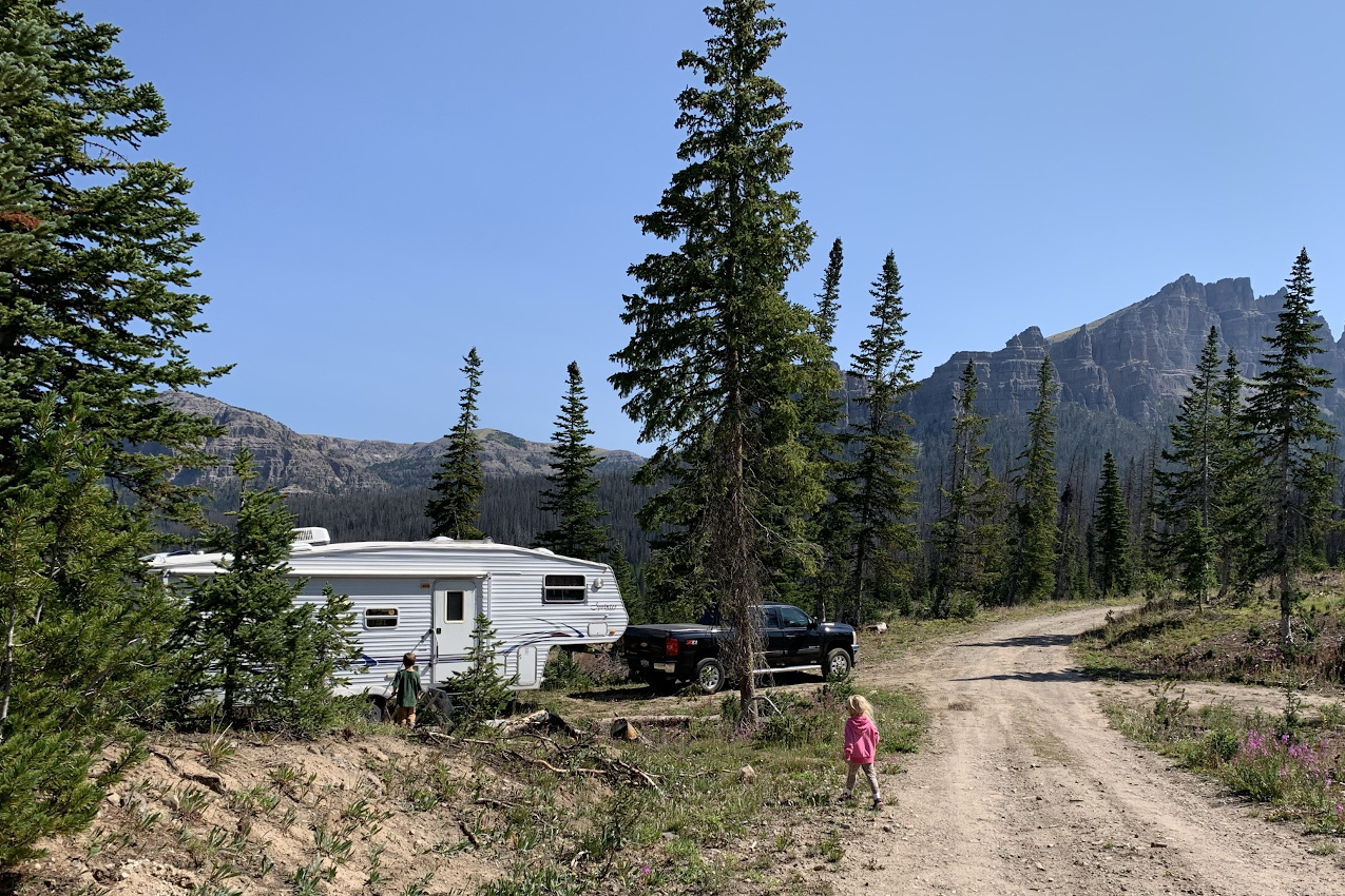 Brooks Lake Dispersed Camping