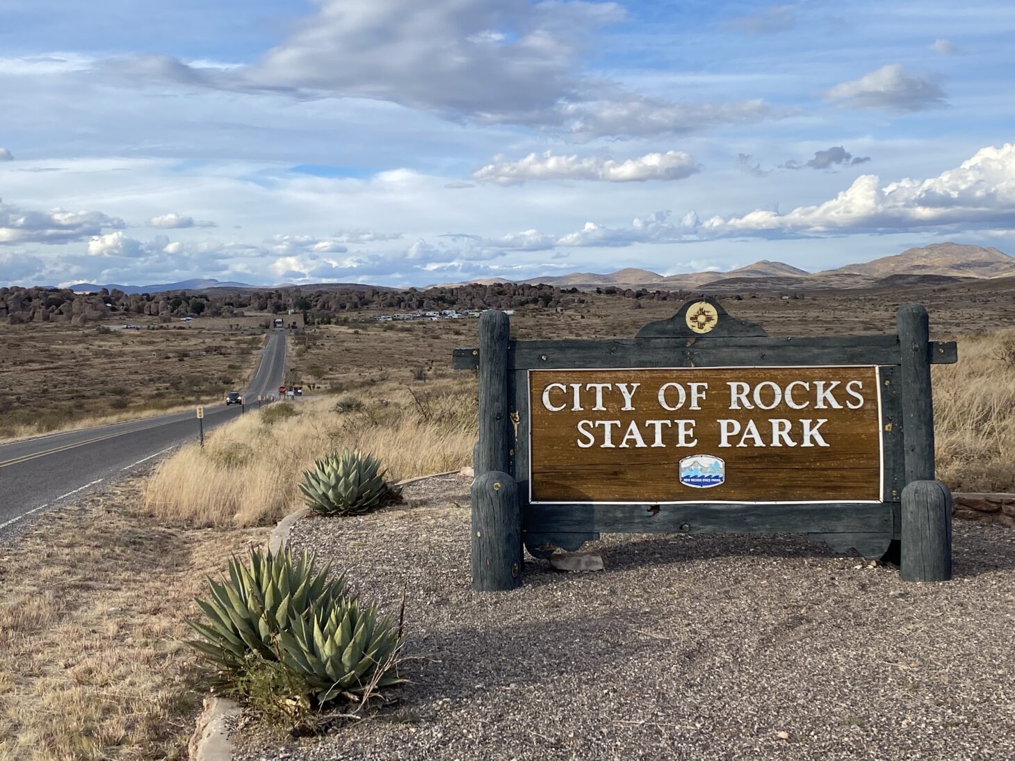 City of Rocks State Park sign