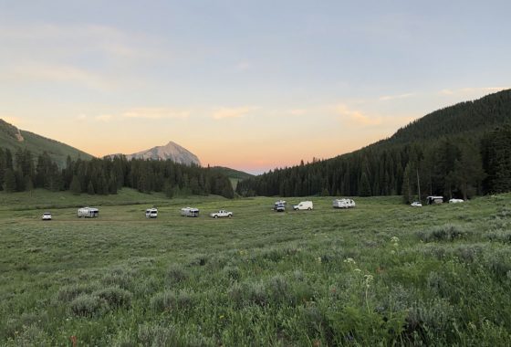 boondocking in crested butte colorado