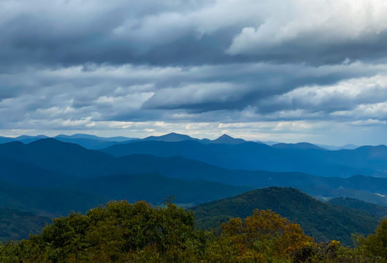 View of Blue Ridge mountans.