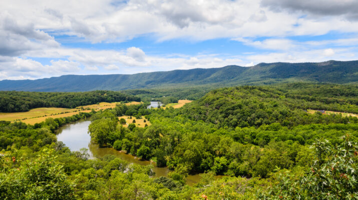 Overlooking the Shenandoah River at the Shenandoah River State Park in Virginia.