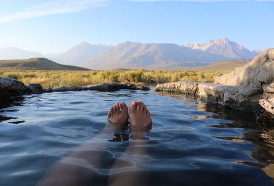 camping with hot springs near me